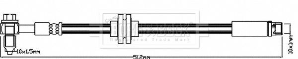 BORG & BECK Jarruletku BBH8364